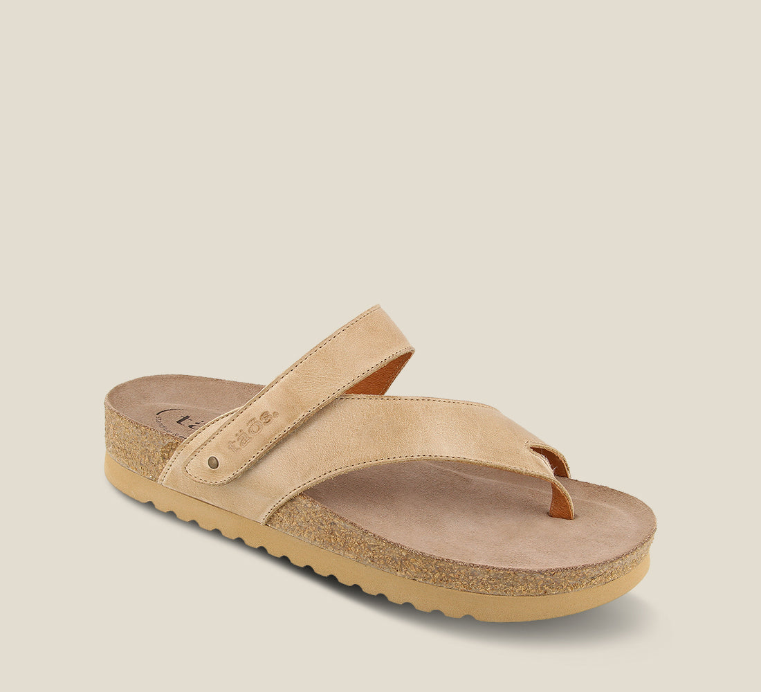 Taos Sandals Women's Lola-Stone Leather | Free Shipping