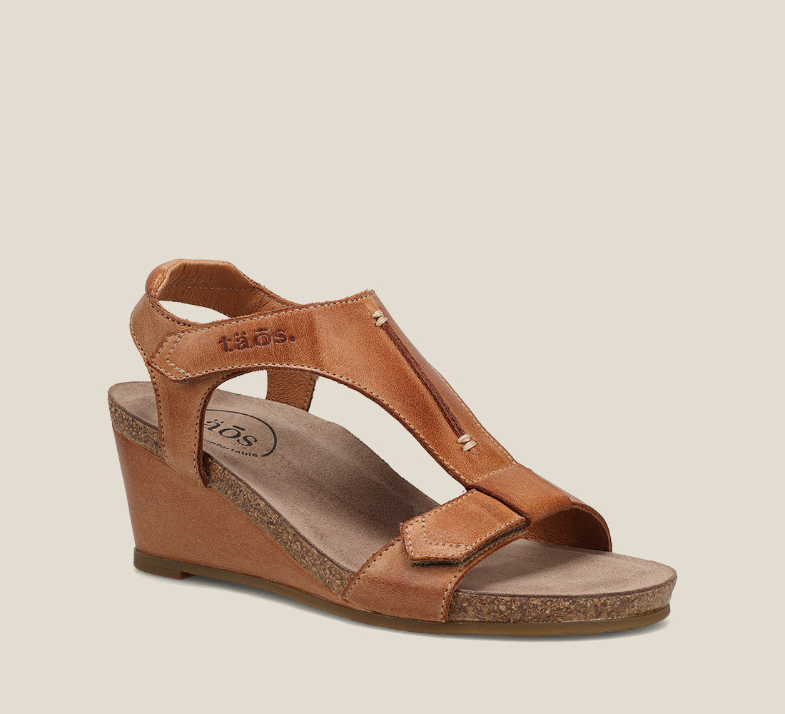 Taos Sandals Women's Sheila 2-Caramel | Free Shipping