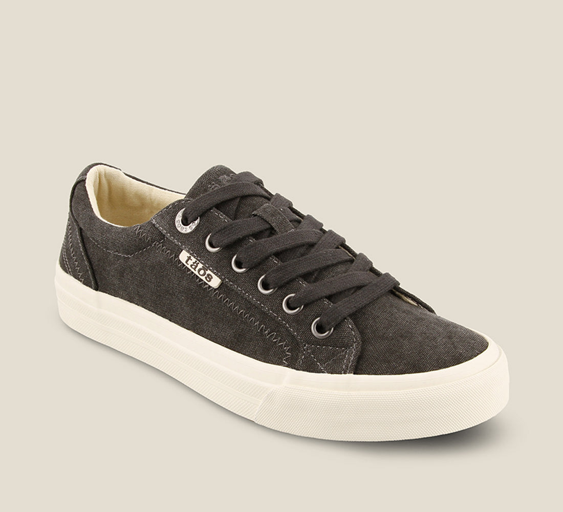 Taos Sneakers Women's Plim Soul-Charcoal Wash Canvas | Free Shipping