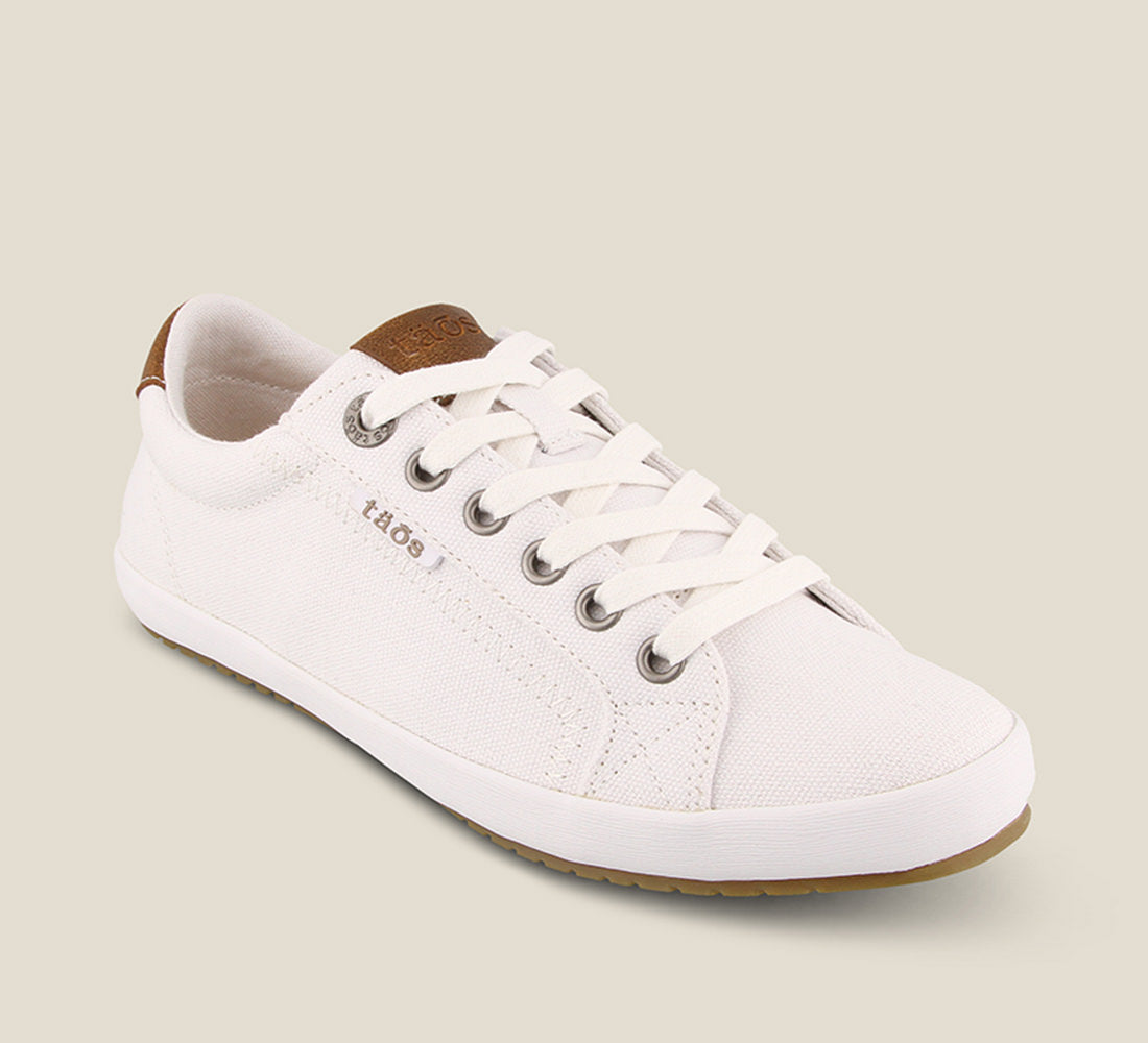 Taos Sneakers Women's Star Burst-White/Tan | Free Shipping