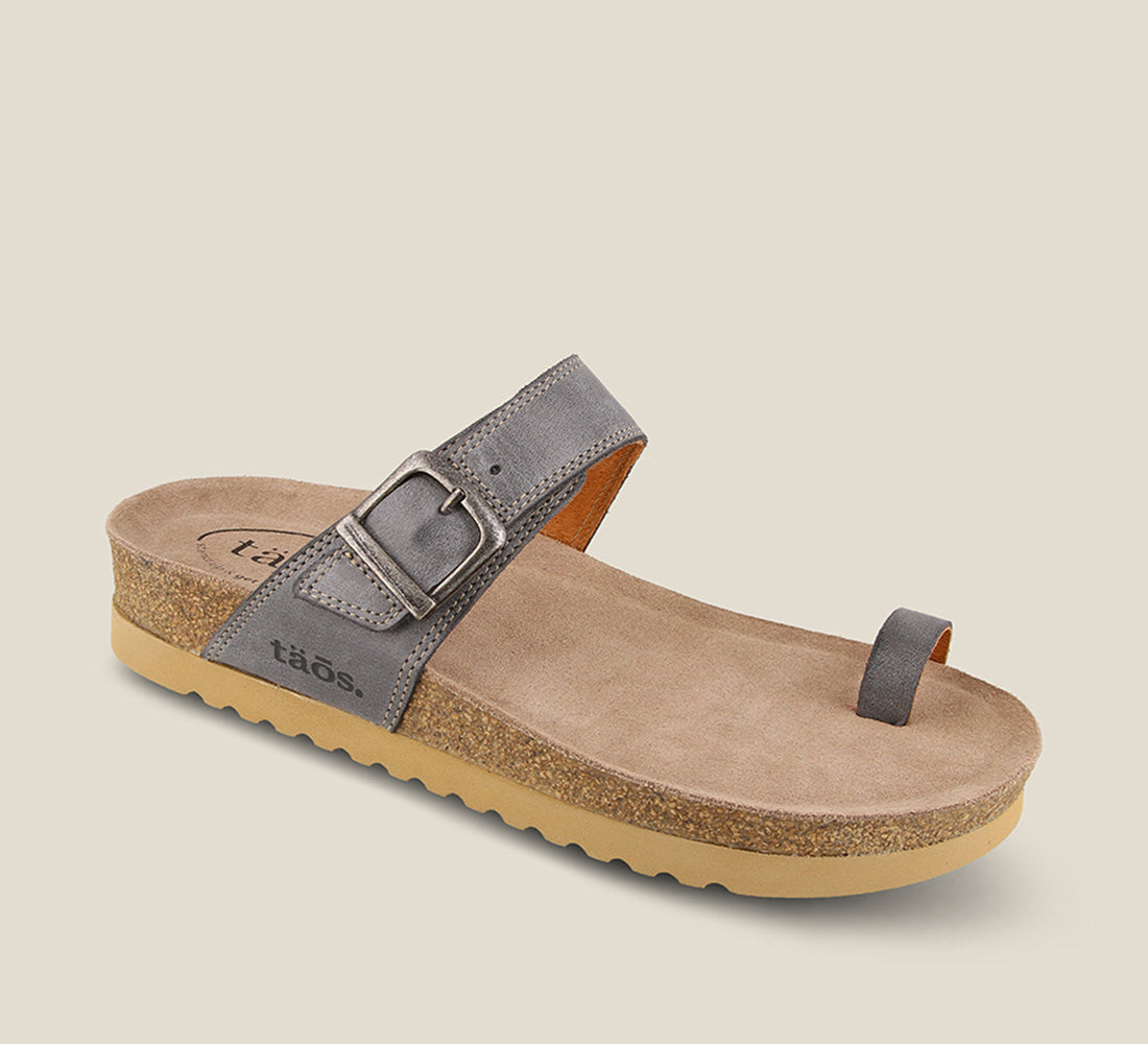 Taos Sandals Women's Toe Ring-Steel | Free Shipping
