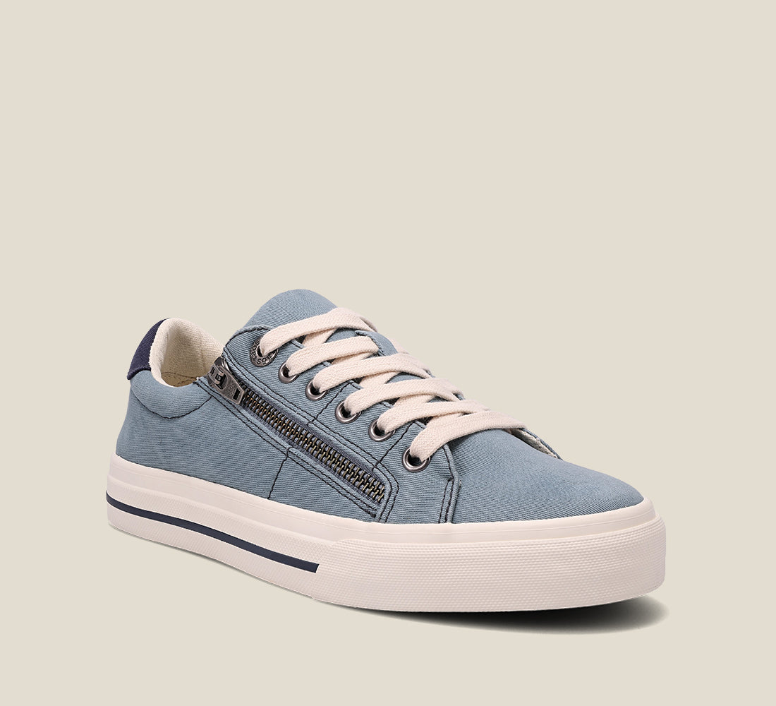 Taos Sneakers Women's Z Soul-Lake Blue / Navy Distressed | Free Shipping