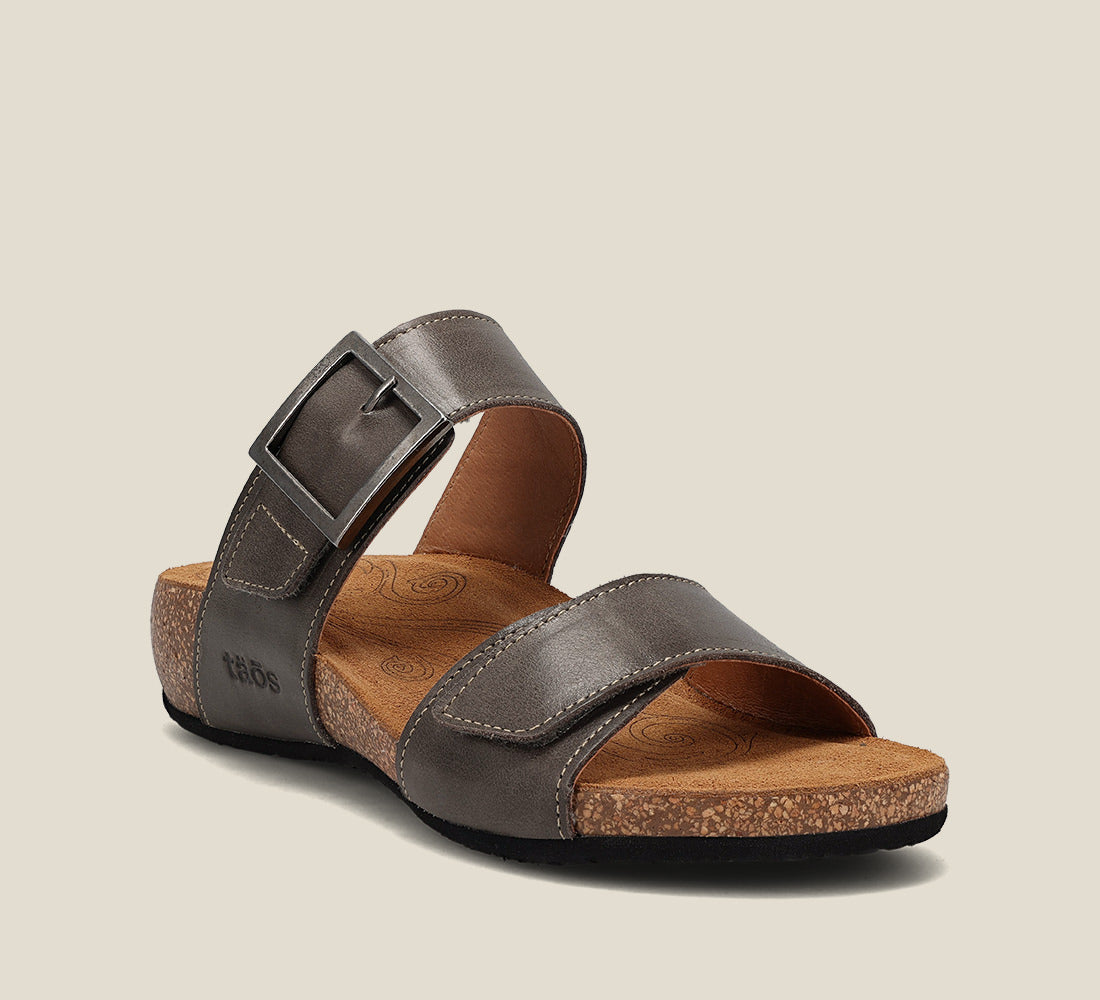 Taos Sandals Women's My Dear-Dark Grey | Free Shipping