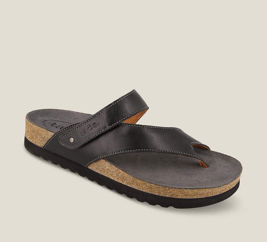 Taos Sandals Women's Lola-Black Leather | Free Shipping