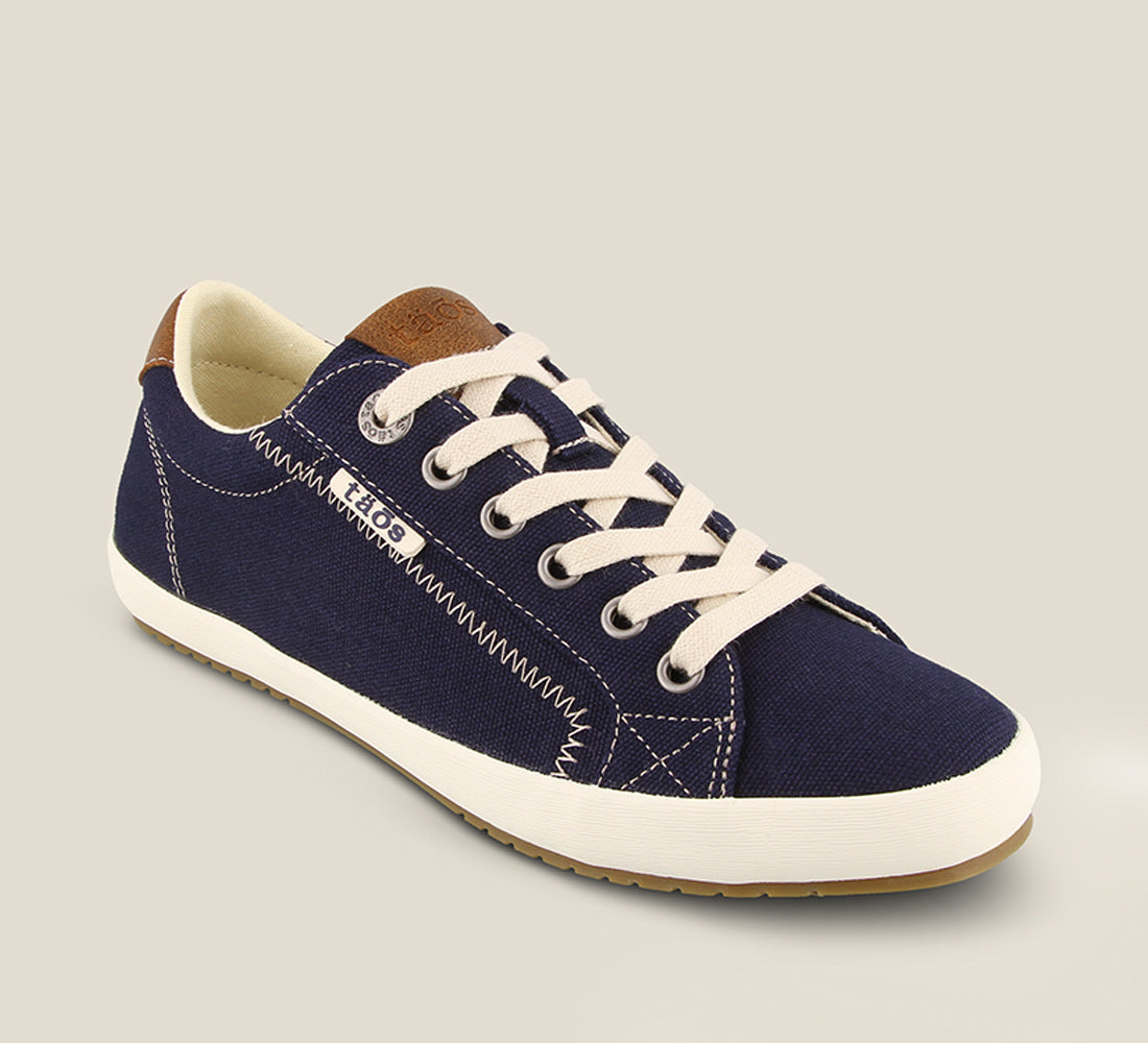 Taos Sneakers Women's Star Burst-Navy/Tan | Free Shipping