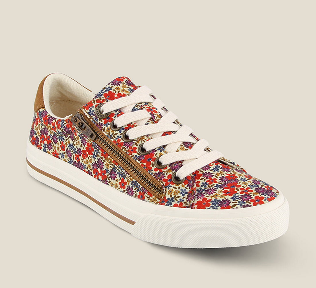 Taos Sneakers Women's Z Soul-Red Floral Multi | Free Shipping
