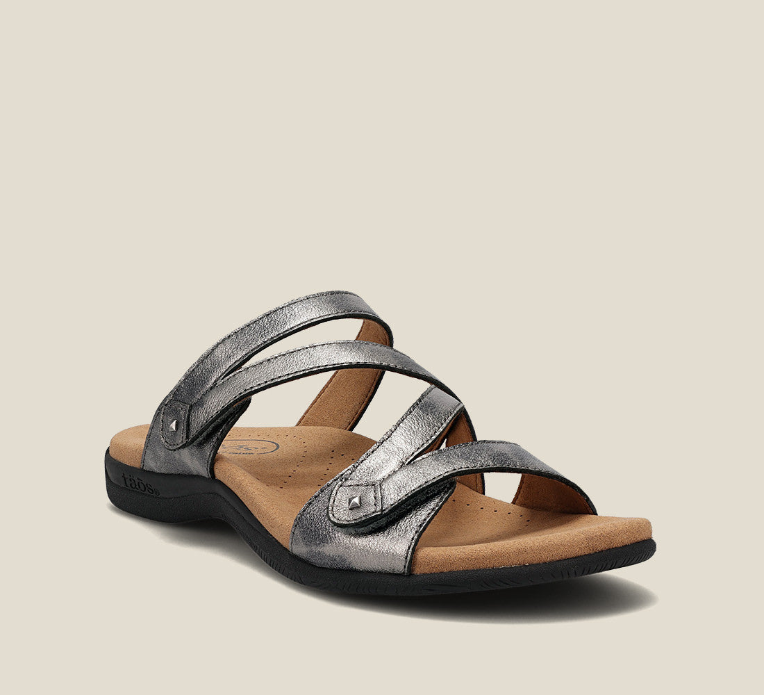 Taos Sandals Women's Double U-Pewter | Free Shipping