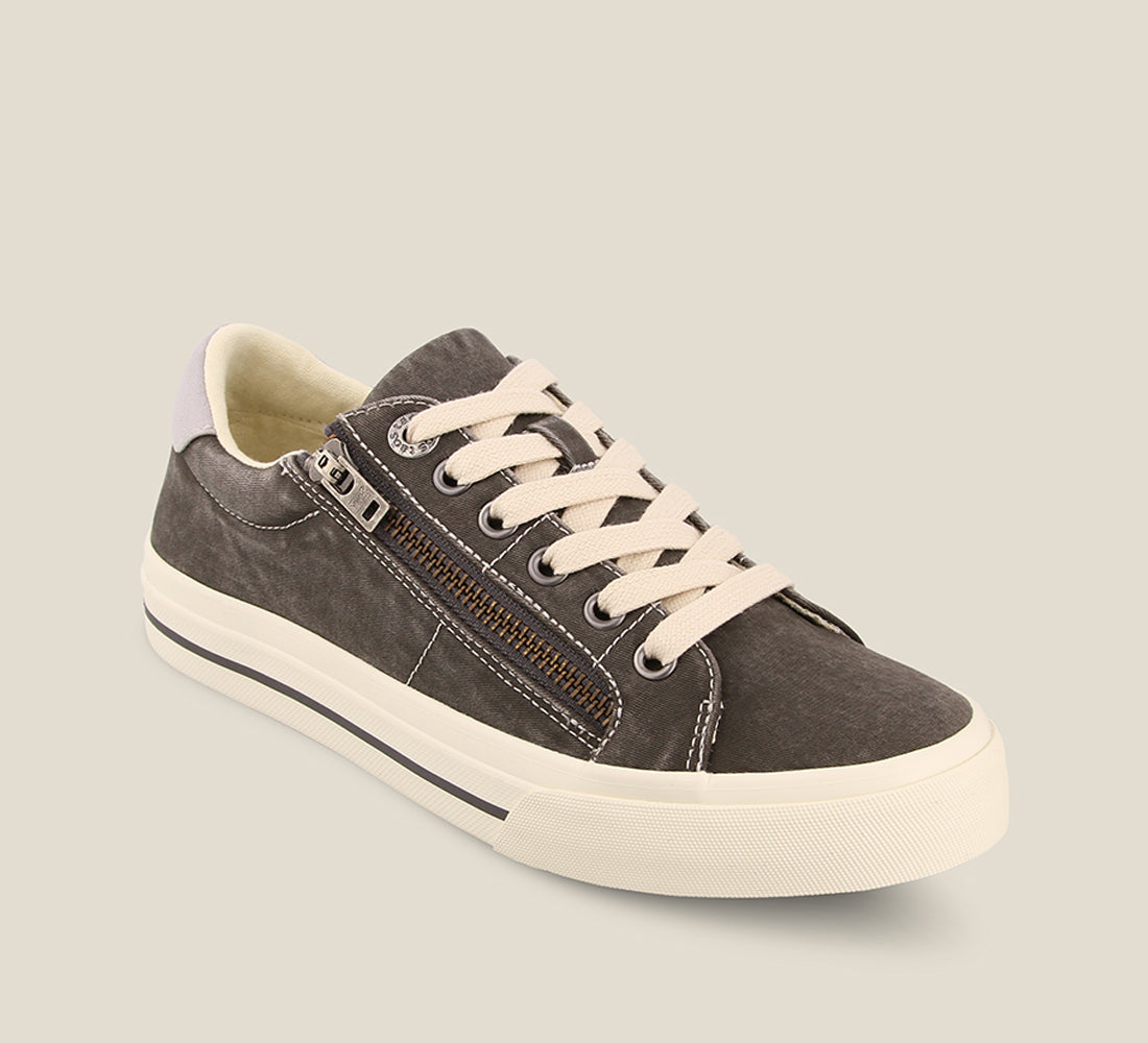 Taos Sneakers Women's Z Soul-Graphite/Light Grey Distressed | Free Shipping