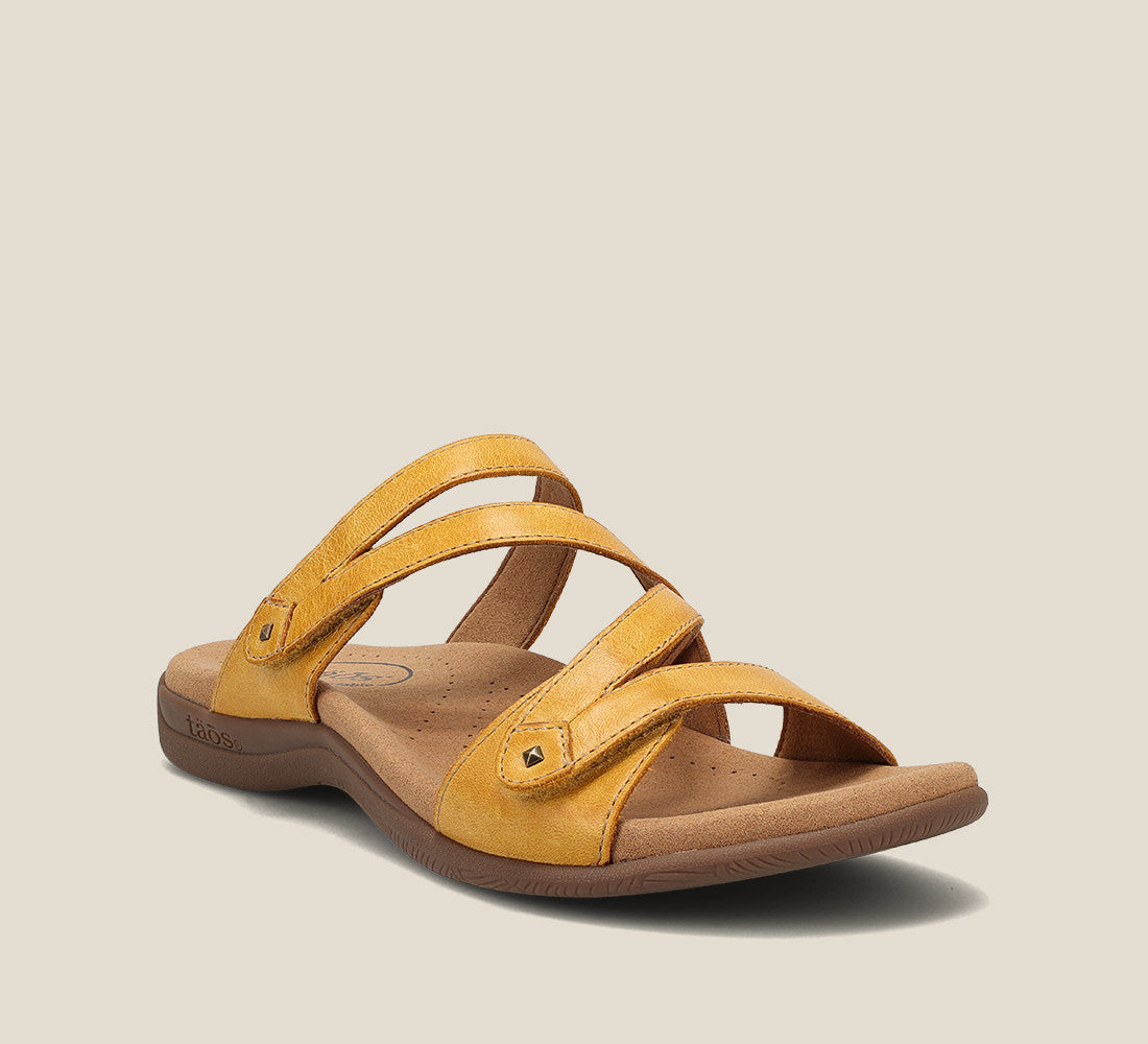 Taos Sandals Women's Double U-Yellow | Free Shipping