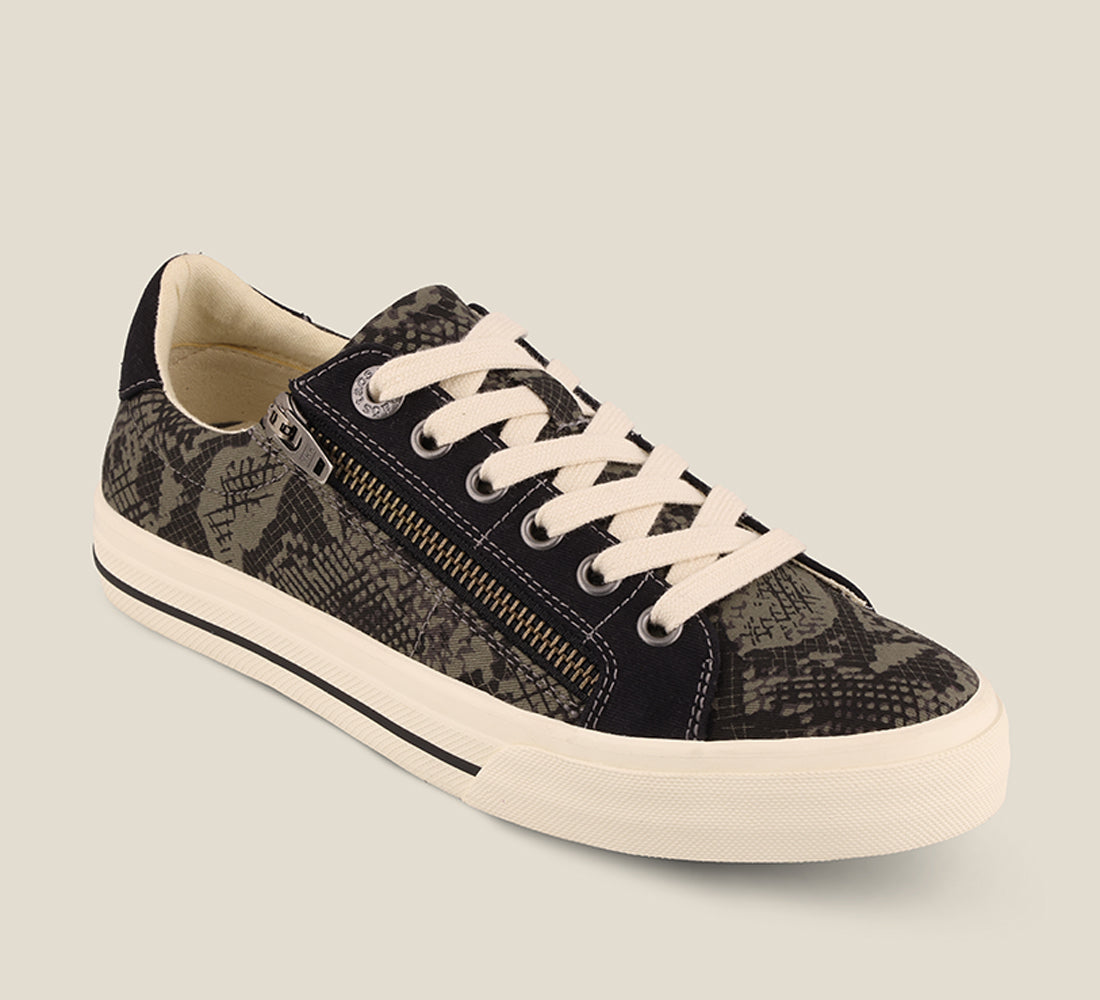 Taos Sneakers Women's Z Soul-Olive Snake Multi | Free Shipping