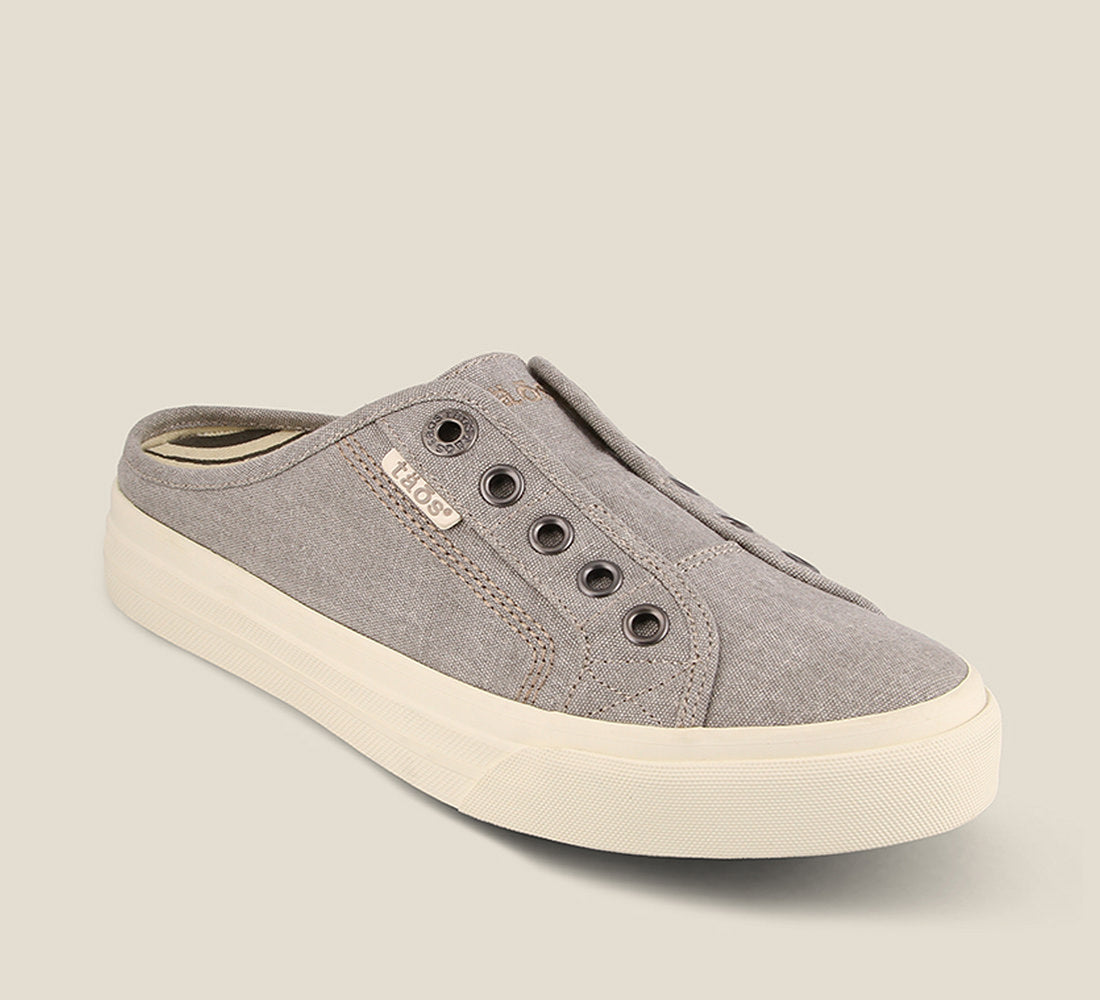 Taos Sneakers Women's Ez Soul-Grey Wash Canvas | Free Shipping