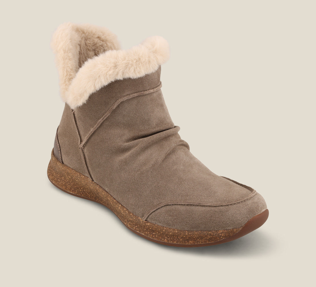 Taos Boots Women's Future Mid-Dark Taupe Suede | Free Shipping