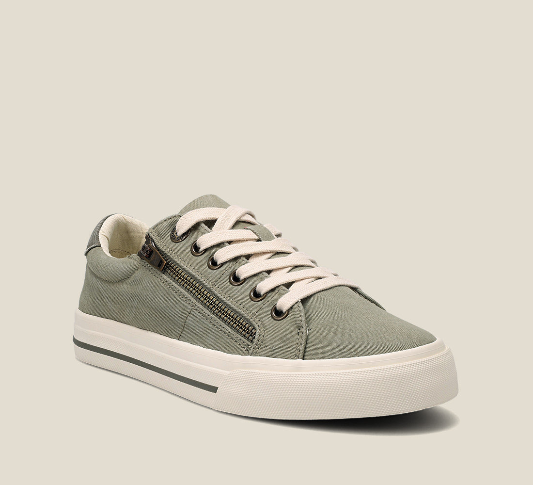 Taos Sneakers Women's Z Soul-Sage/Olive Distressed | Free Shipping