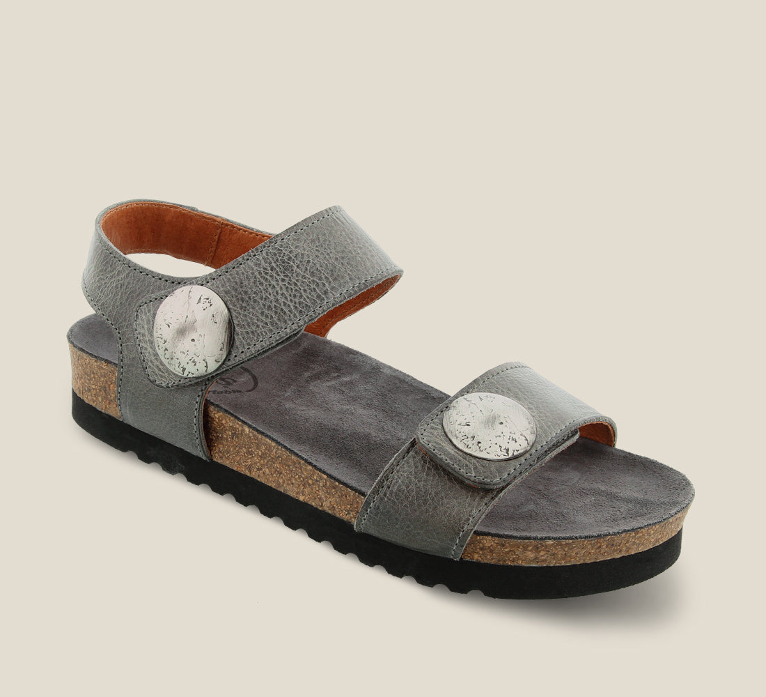 Taos Sandals Women's Luckie-Graphite | Free Shipping