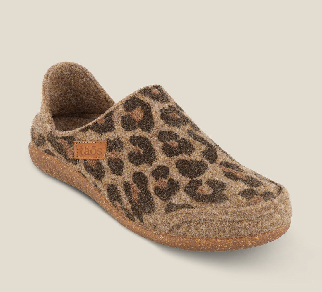 Taos Wool Women's Convertawool-Tan Leopard Wool | Free Shipping
