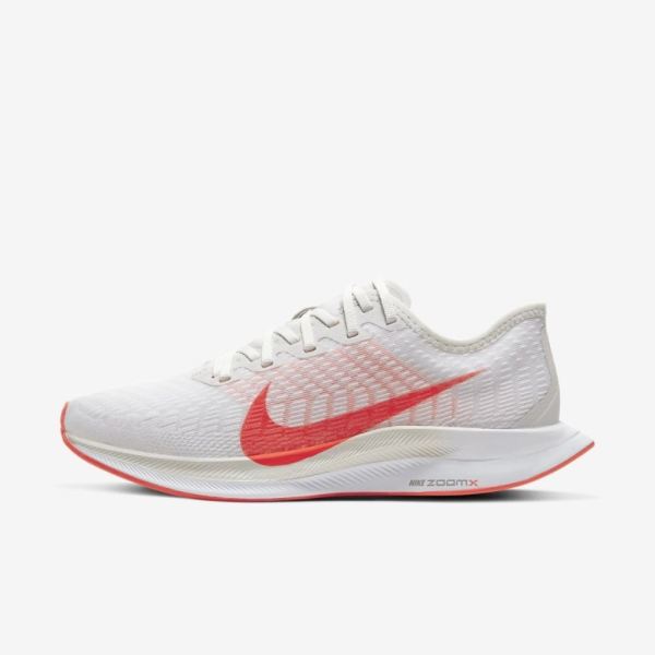 Nike Zoom Pegasus Turbo 2 | Platinum Tint / White / Light Smoke Grey / Laser Crimson