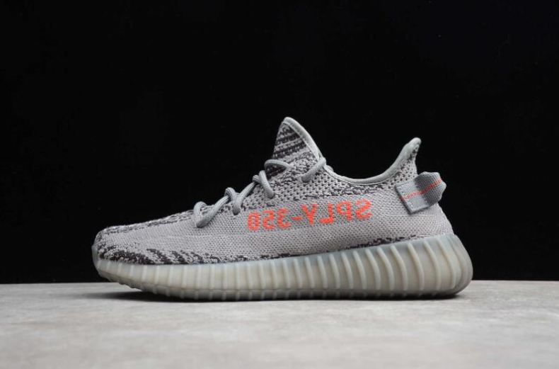 Men's Adidas Yeezy Boost 350V2 Beluga 2.0 Grey Bold Orange Dark Grey AH2203