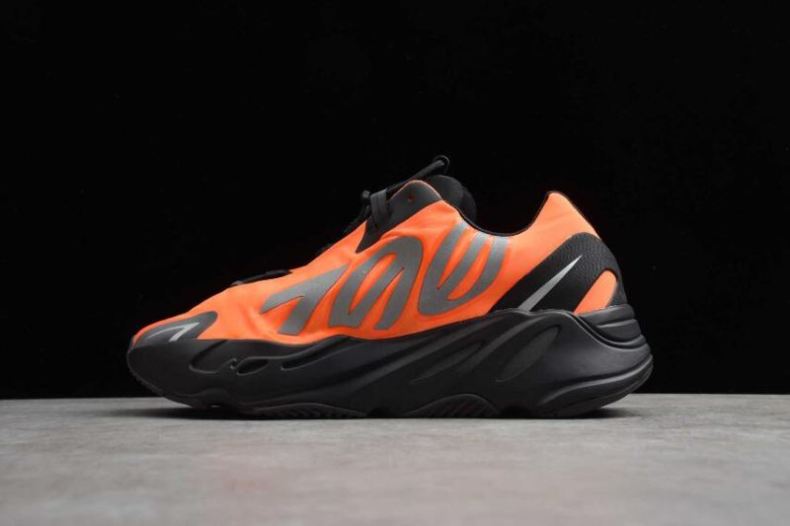 Men's Adidas Yeezy 700 MNVN Orange Black FV3258